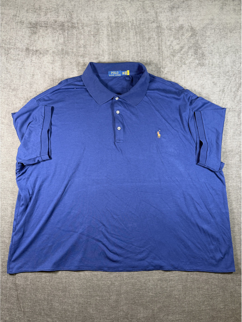 Ralph Lauren Polo Shirt in Royal Blue with Yellow Pony